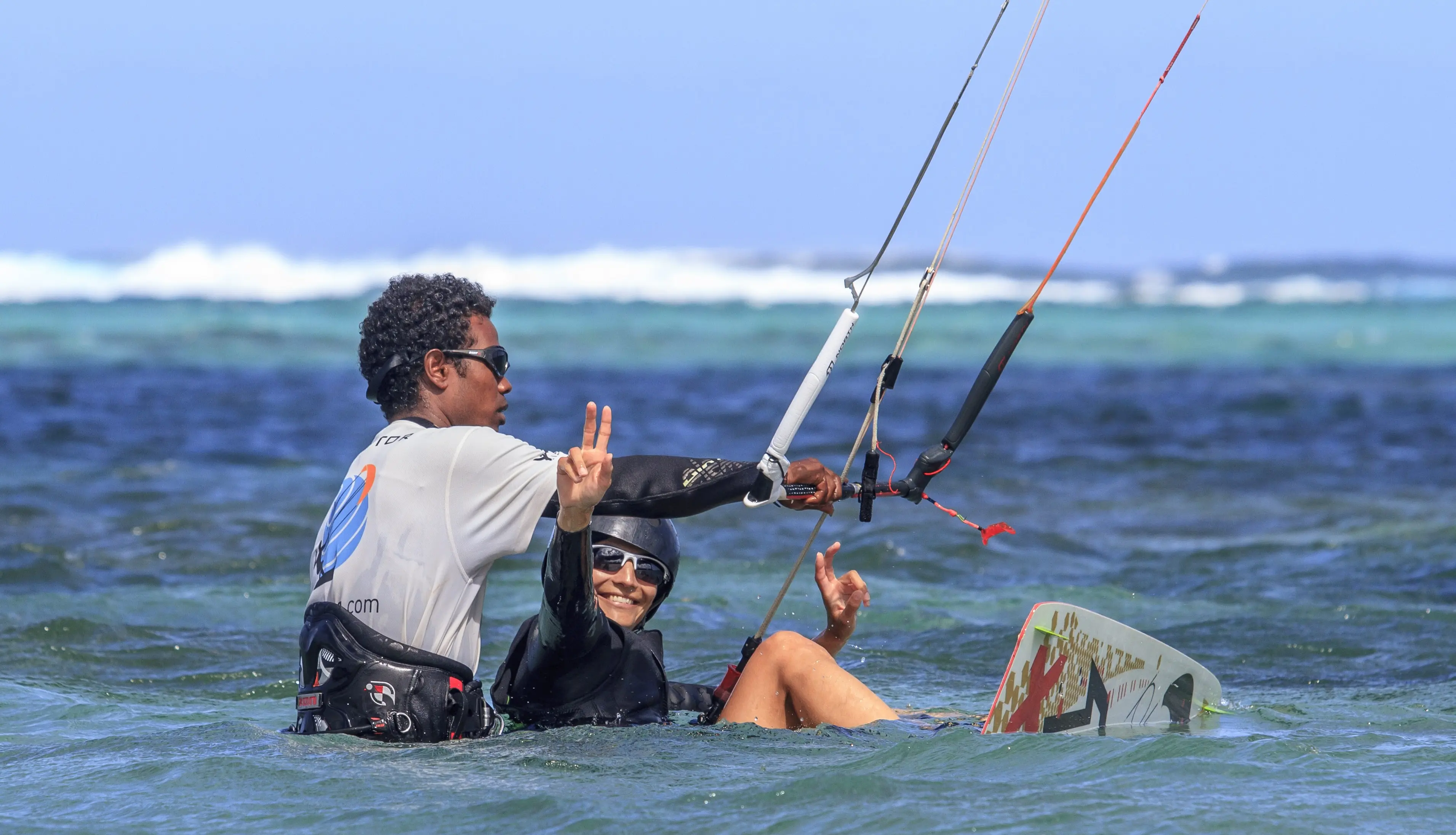 kitesurfing lesson